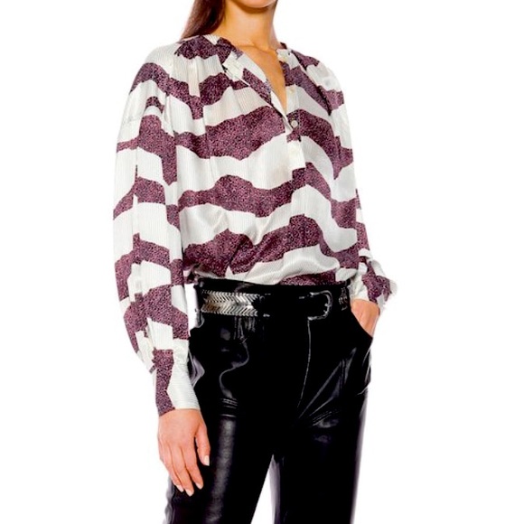 Isabel Marant Rosy Jacquard Blouse. Size EU 42 - Picture 2 of 11